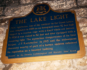 Gibraltar Point Lighthouse Plaque Gibraltar Point Lighthouse Plaque